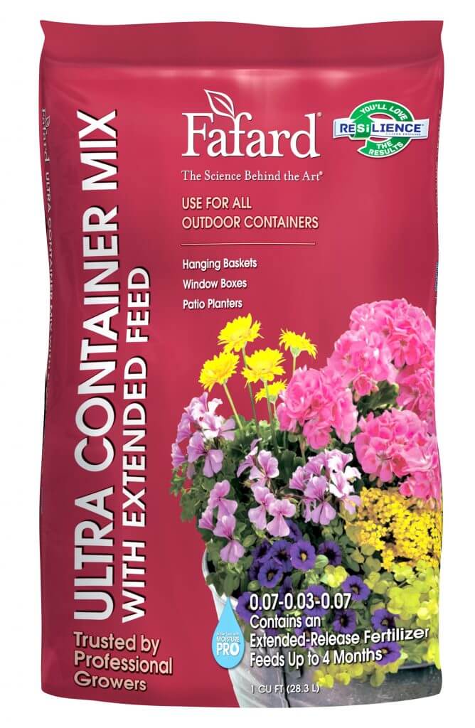 Fafard Ultra Container Mix with Extended Feed and RESiLIENCE pack