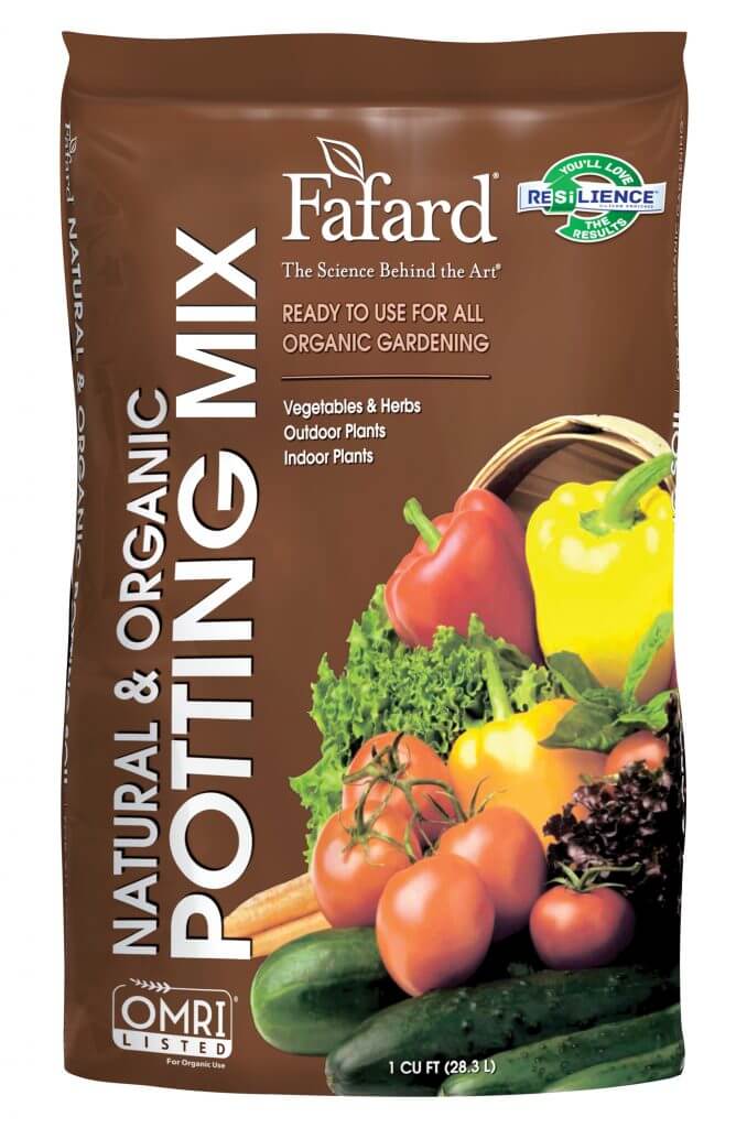 Fafard Natural & Organic Potting Mix pack