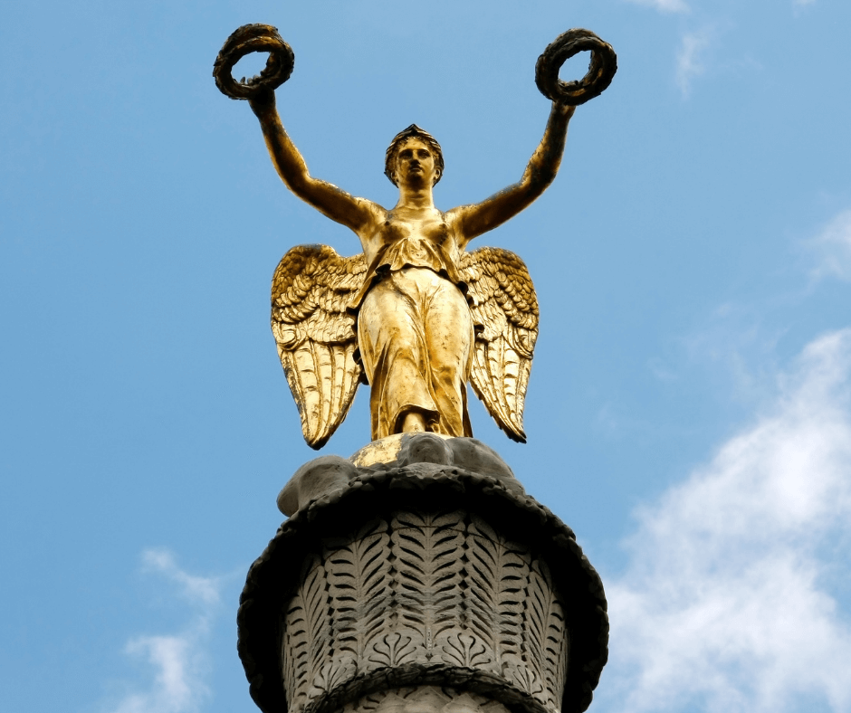 Victory of the Laurel of Crowns, La Fontaine du Palmier at Place du Chatelet, Paris