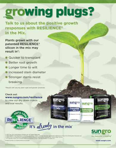 Image of a plug with text that says Resilience yields positive growth